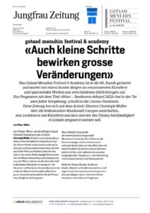 thumbnail of Jungfrau Zeitung Interlaken 20.7.22